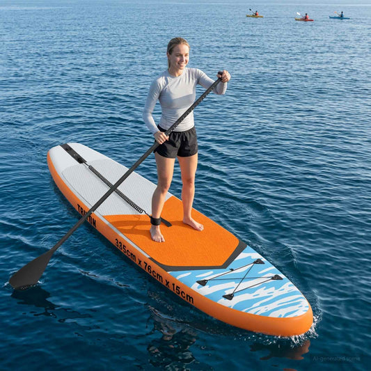 Išpūstas Stovėjimo Irklas TRITON 335 x 76 x 15 cm Mėlyna skirta