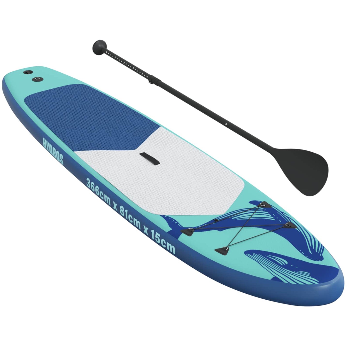 Pripučiamas Stand Up Paddle Board HYDROS 366 x 81 x 15 cm