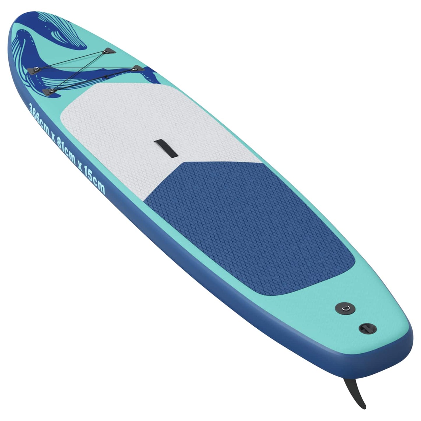 Pripučiamas Stand Up Paddle Board HYDROS 366 x 81 x 15 cm