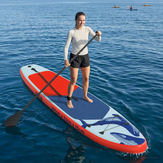Inflatable Stand Up Paddle Board SCYLLA 366 x 81 x 15 cm Mėlyna