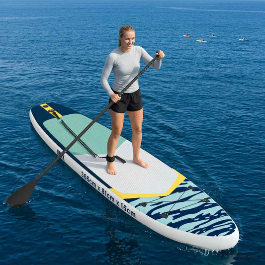 Išpūstas Stand Up Paddle Board APEX 366 x 81 x 15 cm Mėlyna