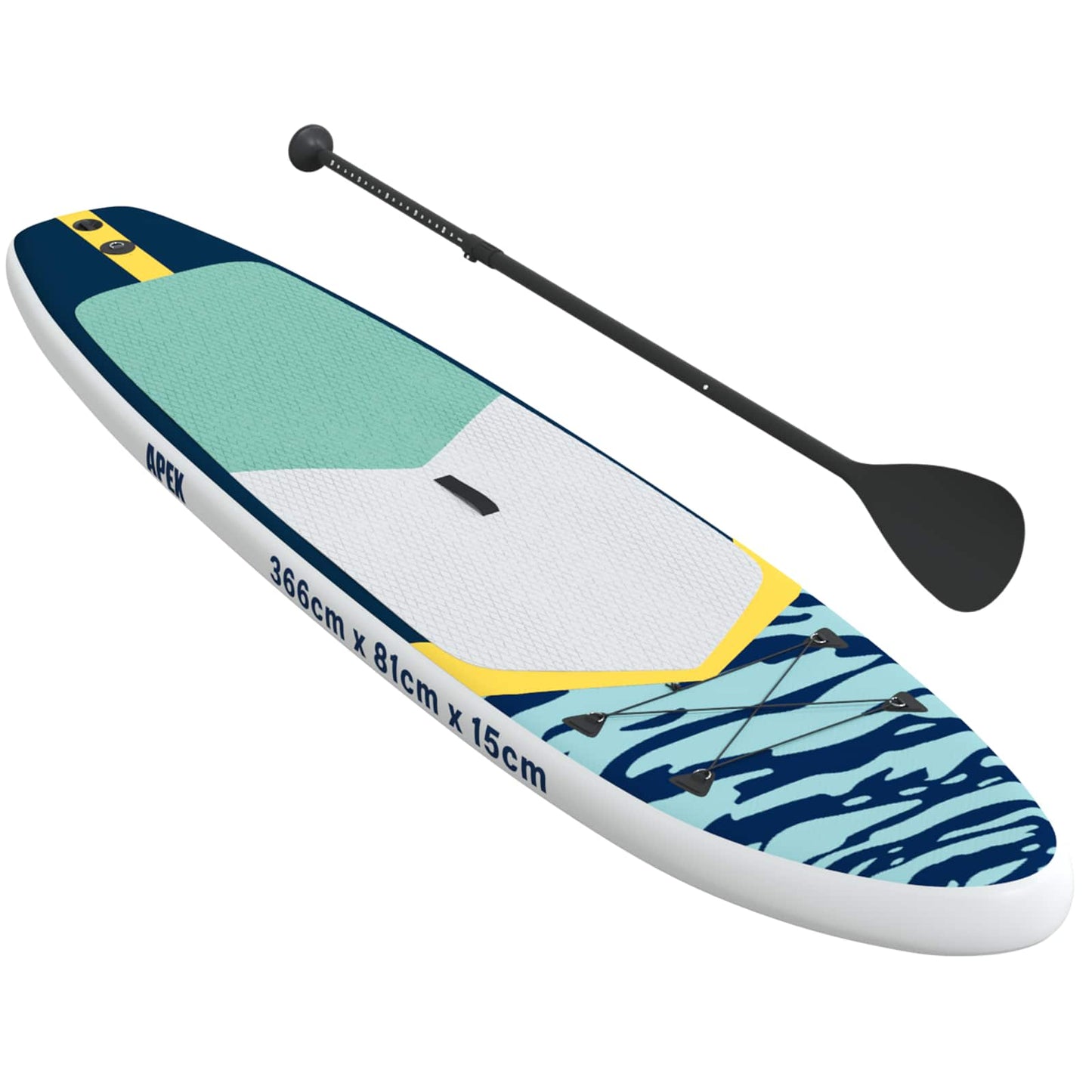 Išpūstas Stand Up Paddle Board APEX 366 x 81 x 15 cm Mėlyna