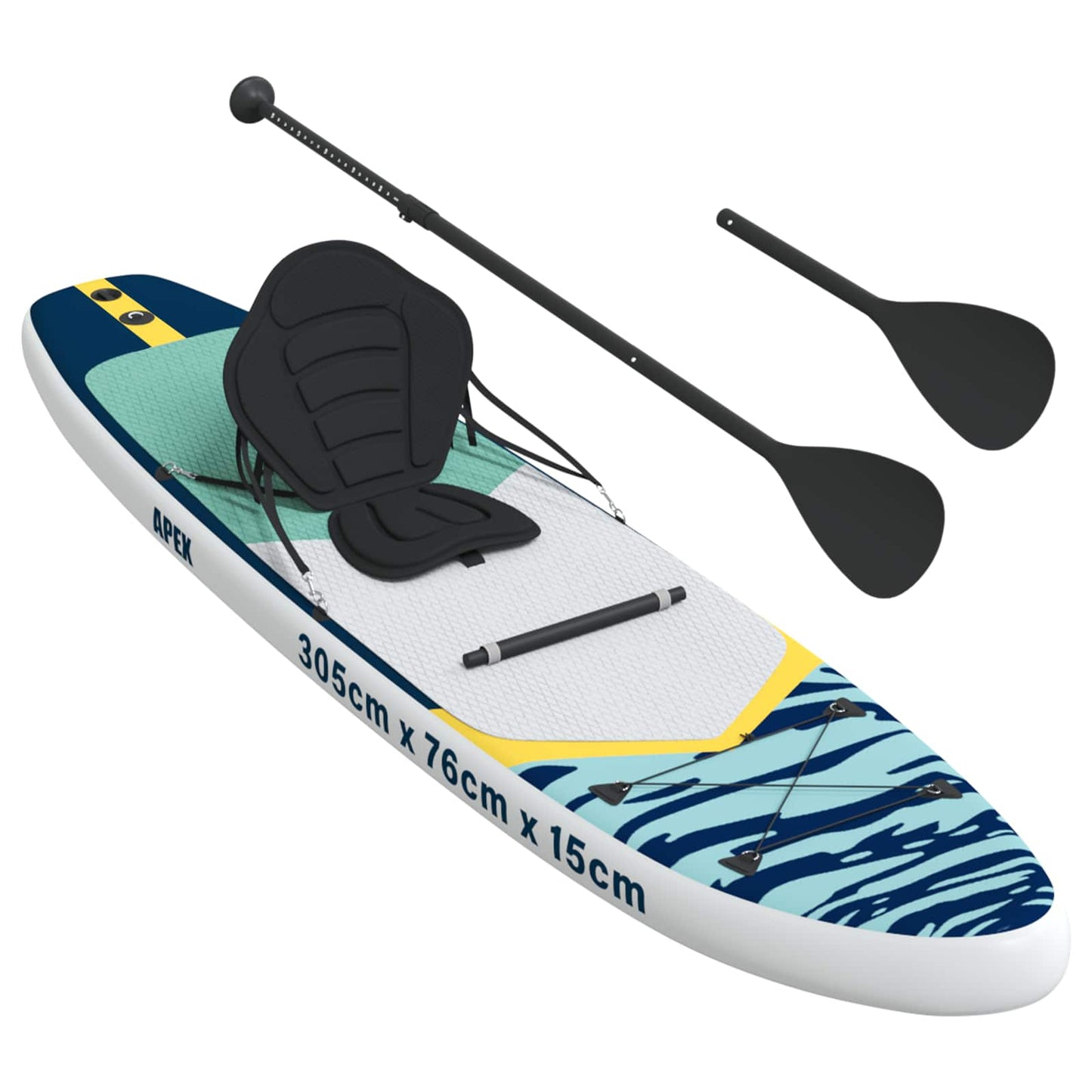 SUP lenta su sėdyne 2-in-1 APEX 305 x 76 x 15 cm Mėlyna skirta