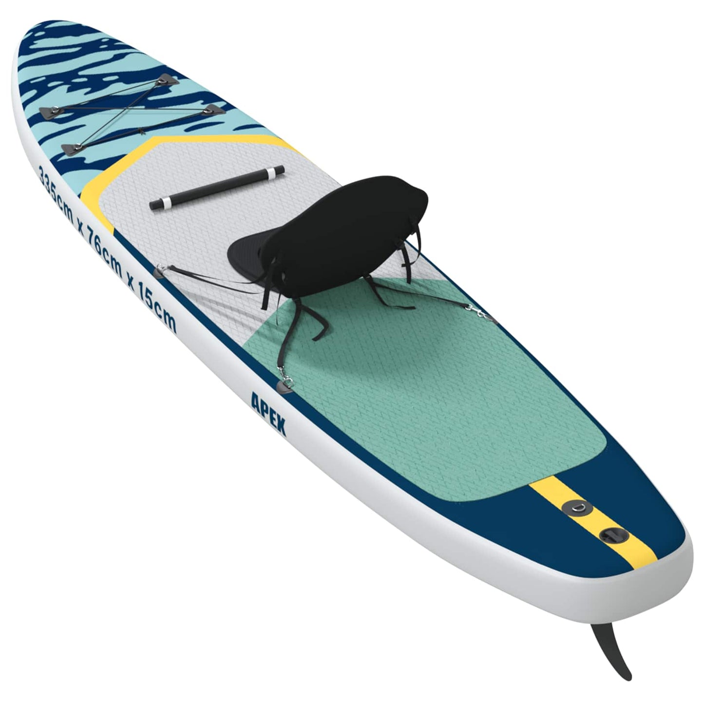 SUP lenta su sėdyne 2-in-1 APEX 335 x 76 x 15 cm Mėlyna skirta