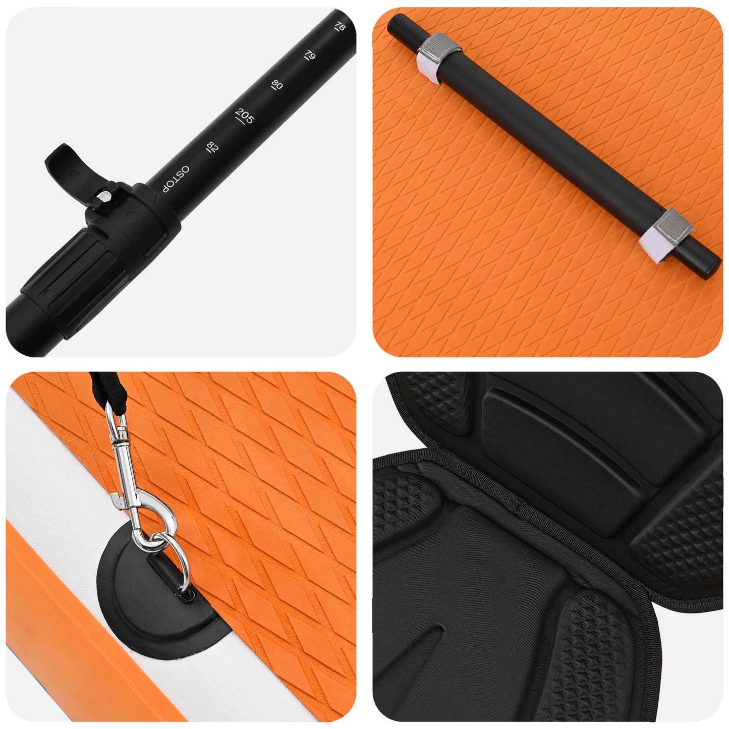 SUP lenta su sėdyne 2-in-1 TRITON 366 x 81 x 15 cm Mėlyna