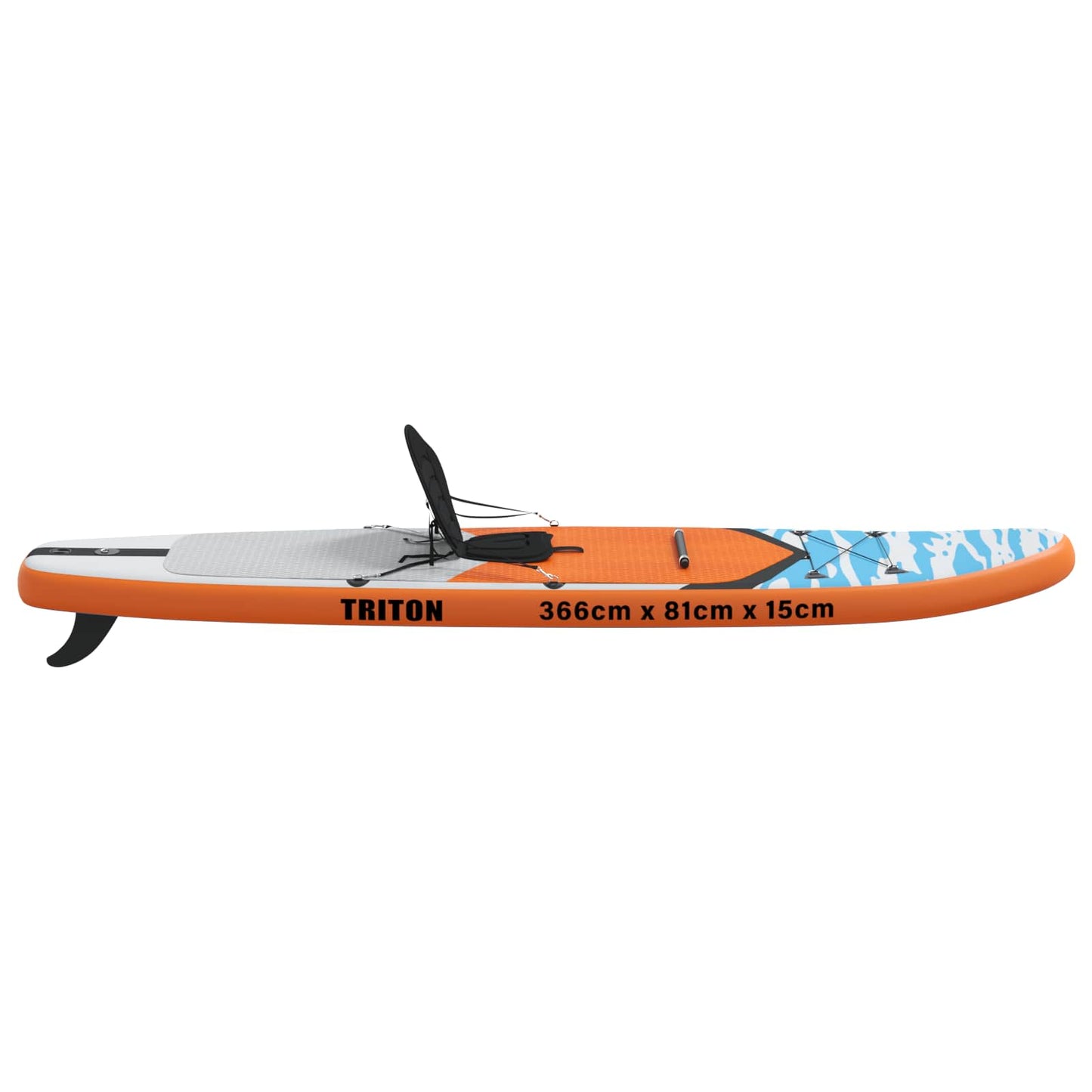 SUP lenta su sėdyne 2-in-1 TRITON 366 x 81 x 15 cm Mėlyna