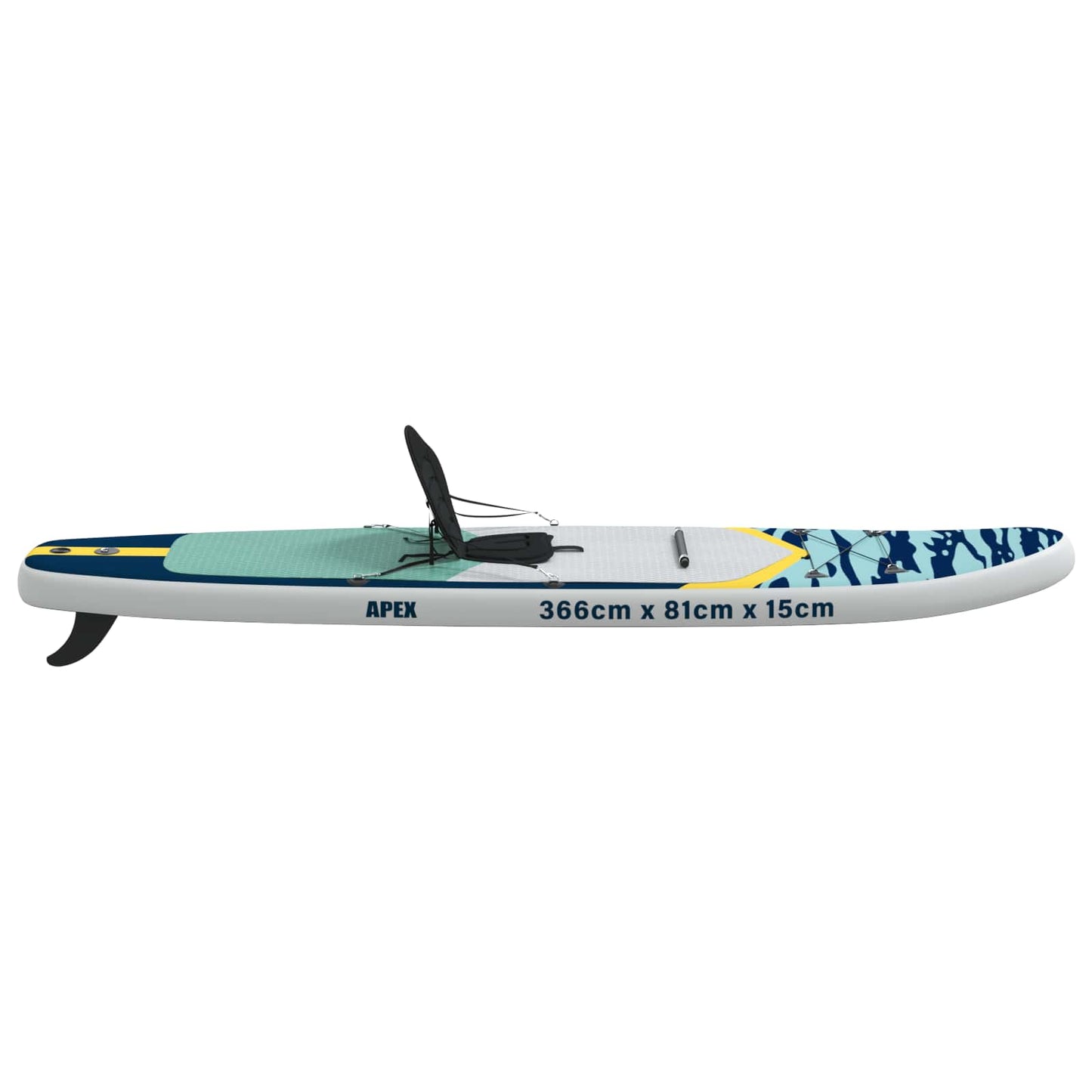 SUP lenta su sėdyne 2-in-1 APEX 366 x 81 x 15 cm Mėlyna skirta