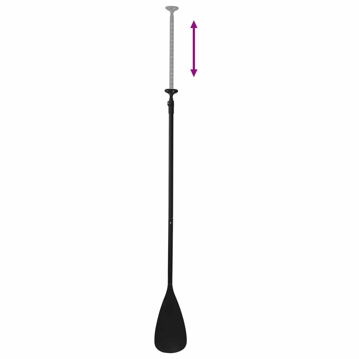 2 in 1 baidarė ir SUP irklas 203 x 19,5 cm Juoda