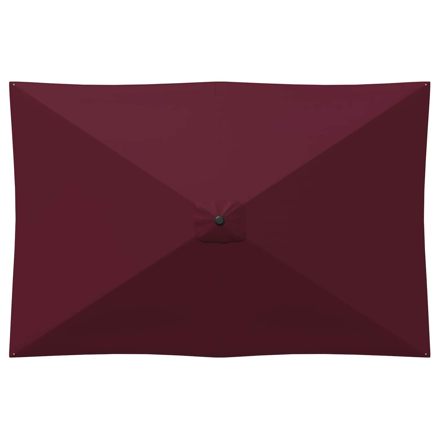 Sodo skėtis 200 x 300 cm Poliesteris Stačiakampio Bordo raudona