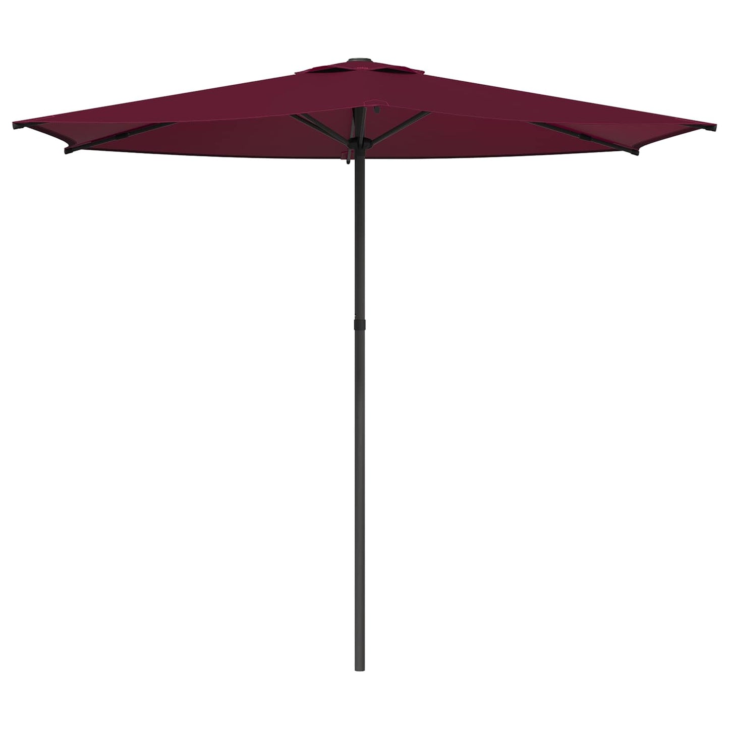 Sodo skėtis 270 x 270 cm Poliesteris Stačiakampio Bordo raudona