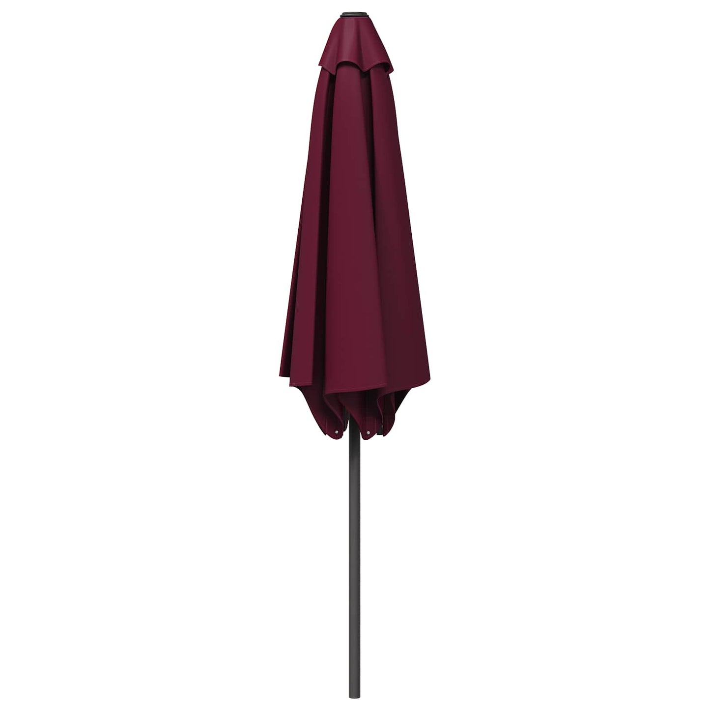Sodo skėtis 270 x 270 cm Poliesteris Stačiakampio Bordo raudona