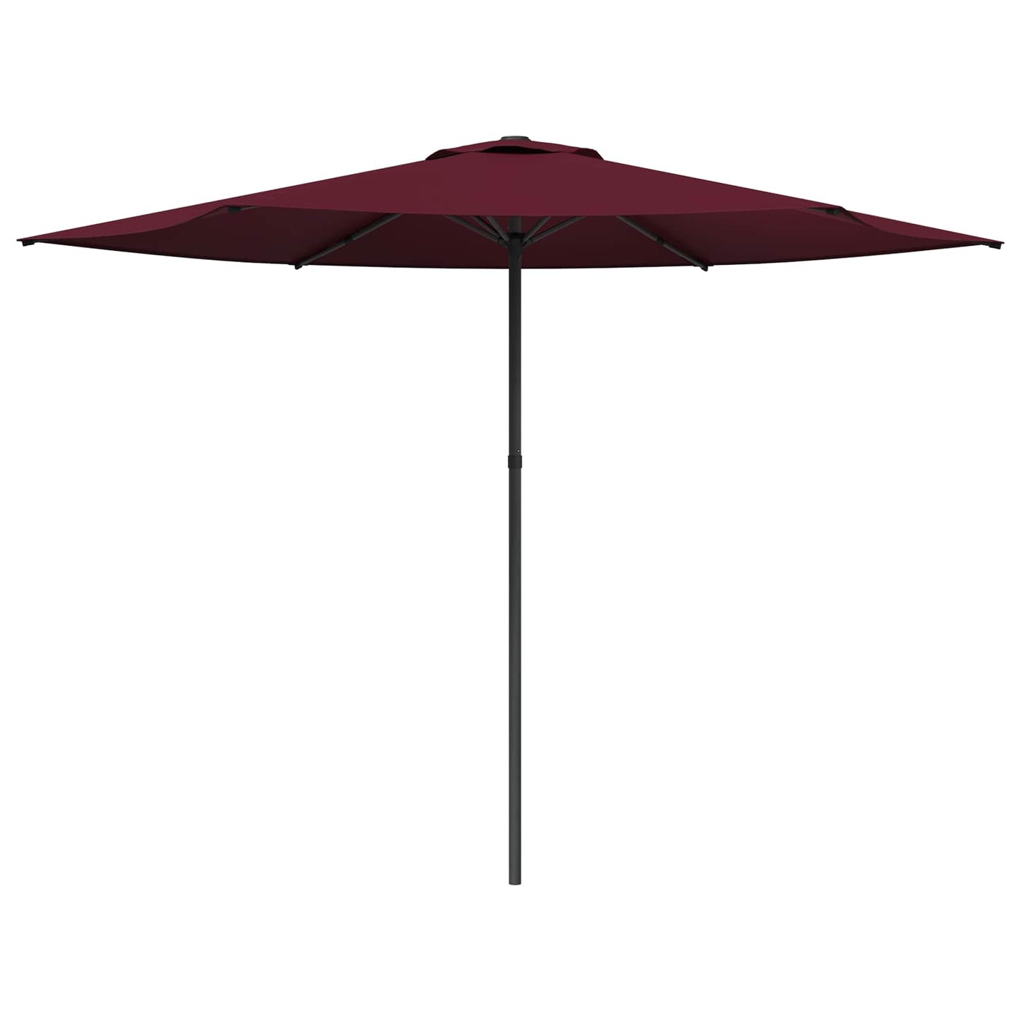Sodo skėtis 300 x 300 cm Poliesteris Stačiakampio Bordo raudona