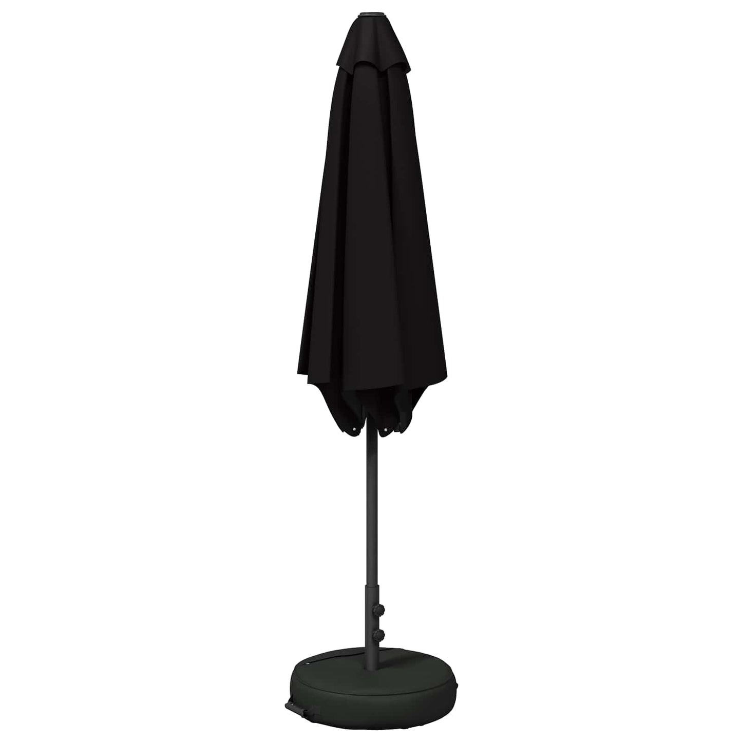 Sodo skėtis 270 x 270 cm Poliesteris Stačiakampio Juoda