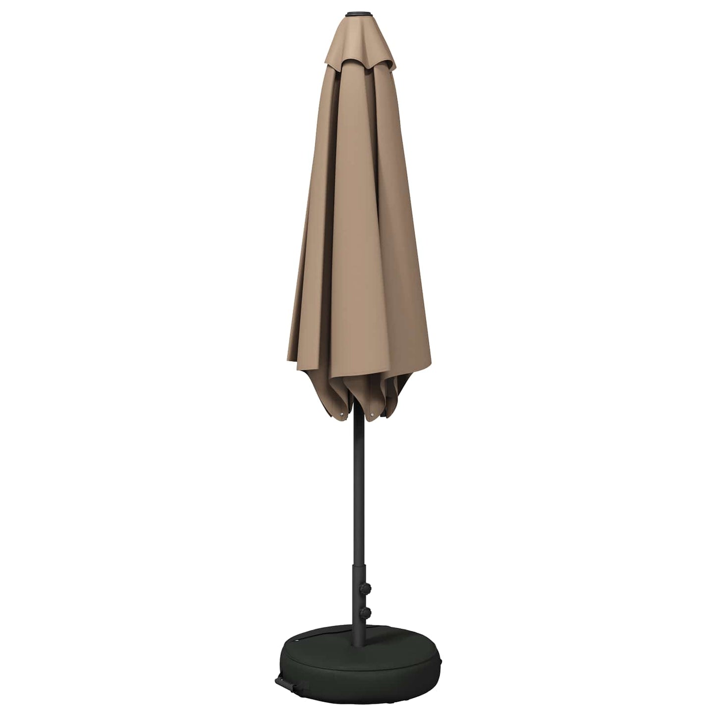 Sodų skėtis su baze 300 x 300 cm Poliesteris Stačiakampio Taupe