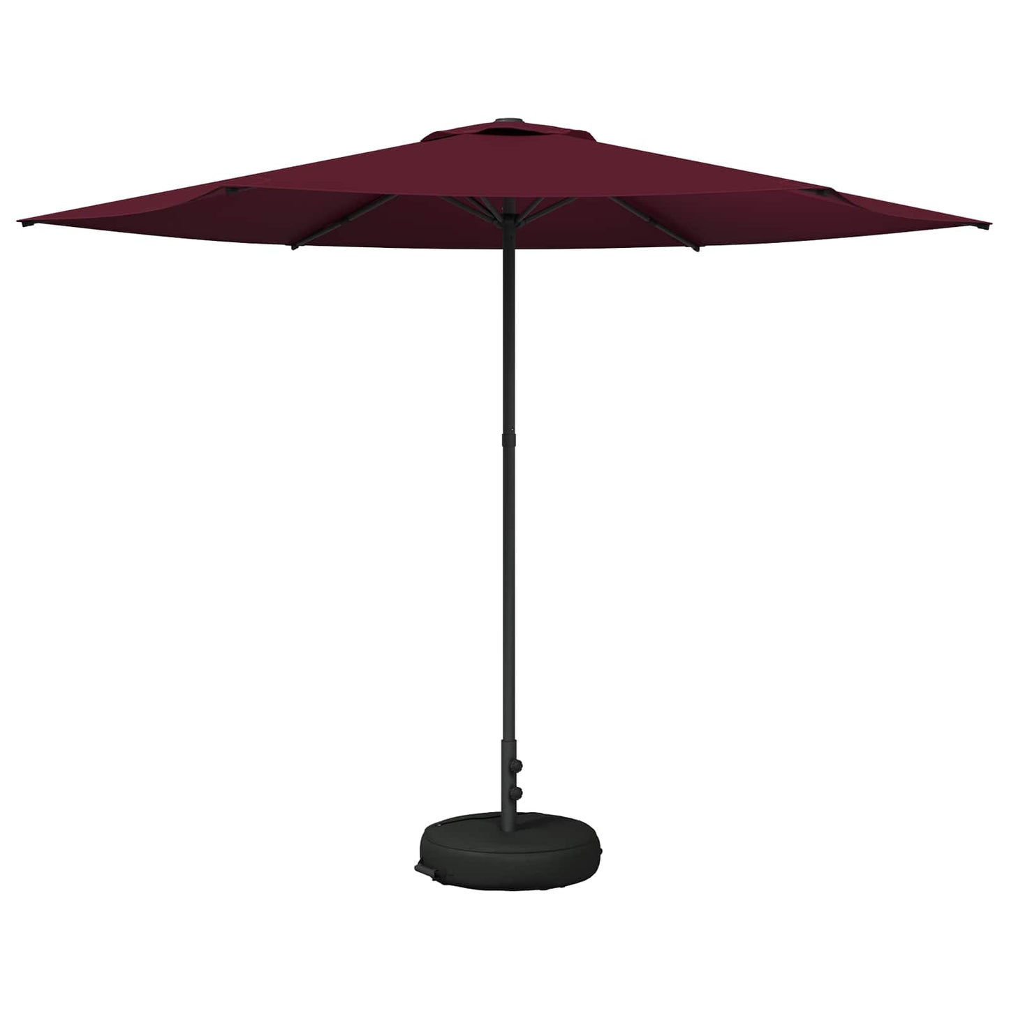 Sodo skėtis 300 x 300 cm Poliesteris Stačiakampio Bordo raudona