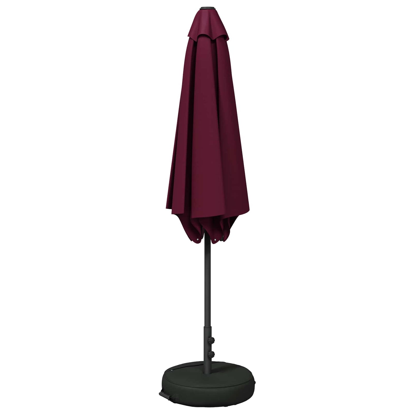 Sodo skėtis 300 x 300 cm Poliesteris Stačiakampio Bordo raudona