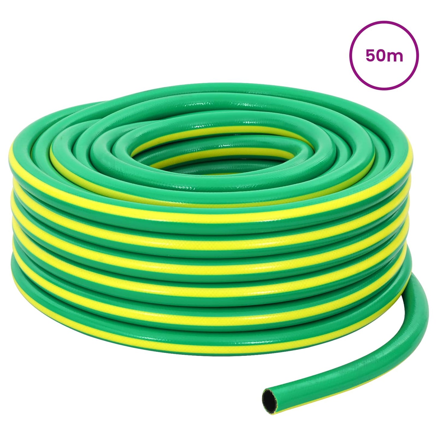 Sodo žarna 5 sluoksnių Žalia ir geltona 3 / 4'' 50 m PVC