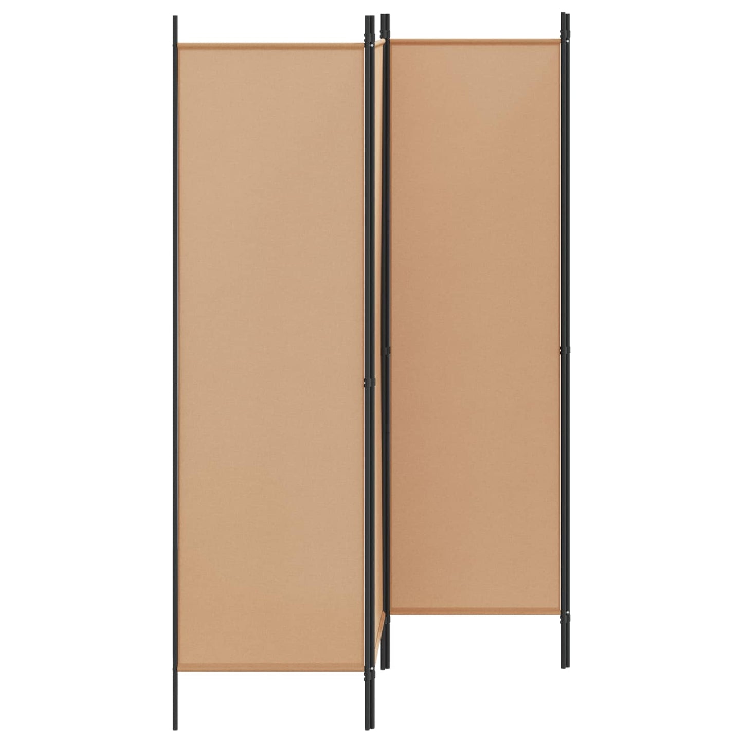 4-skydelis kambario skirstytuvas Smėlio 200 x 180 cm Audinys