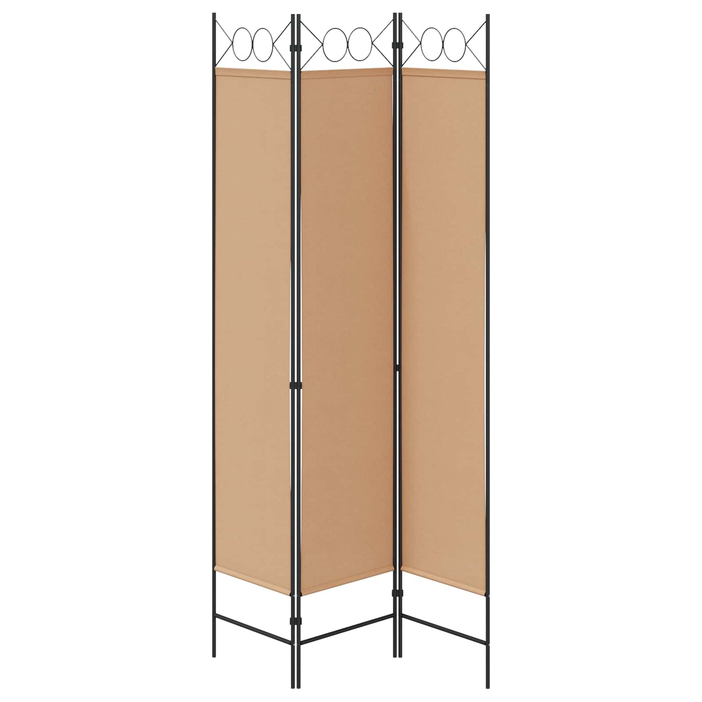 3-panelis kambario skirstytuvas Smėlio 120 x 200 cm Audinys