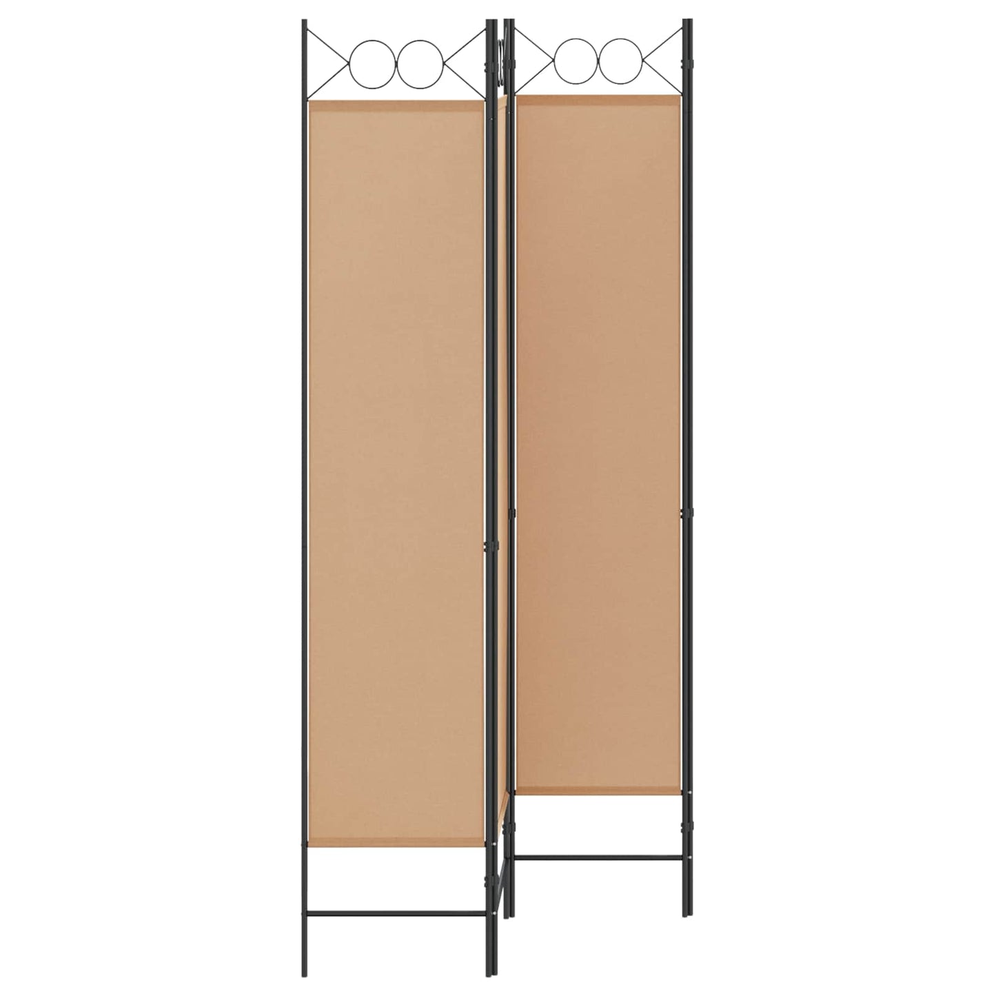 4-skydelis kambario skirstytuvas Smėlio 160 x 200 cm Audinys