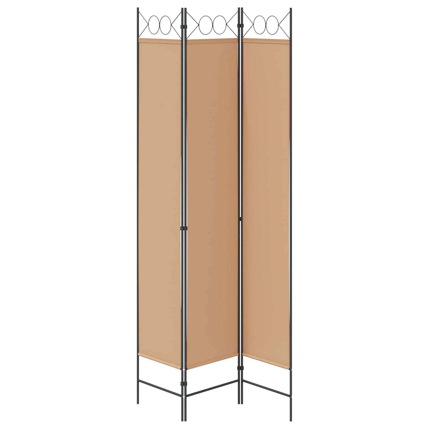 3-panelis kambario skirstytuvas Smėlio 120 x 220 cm Audinys