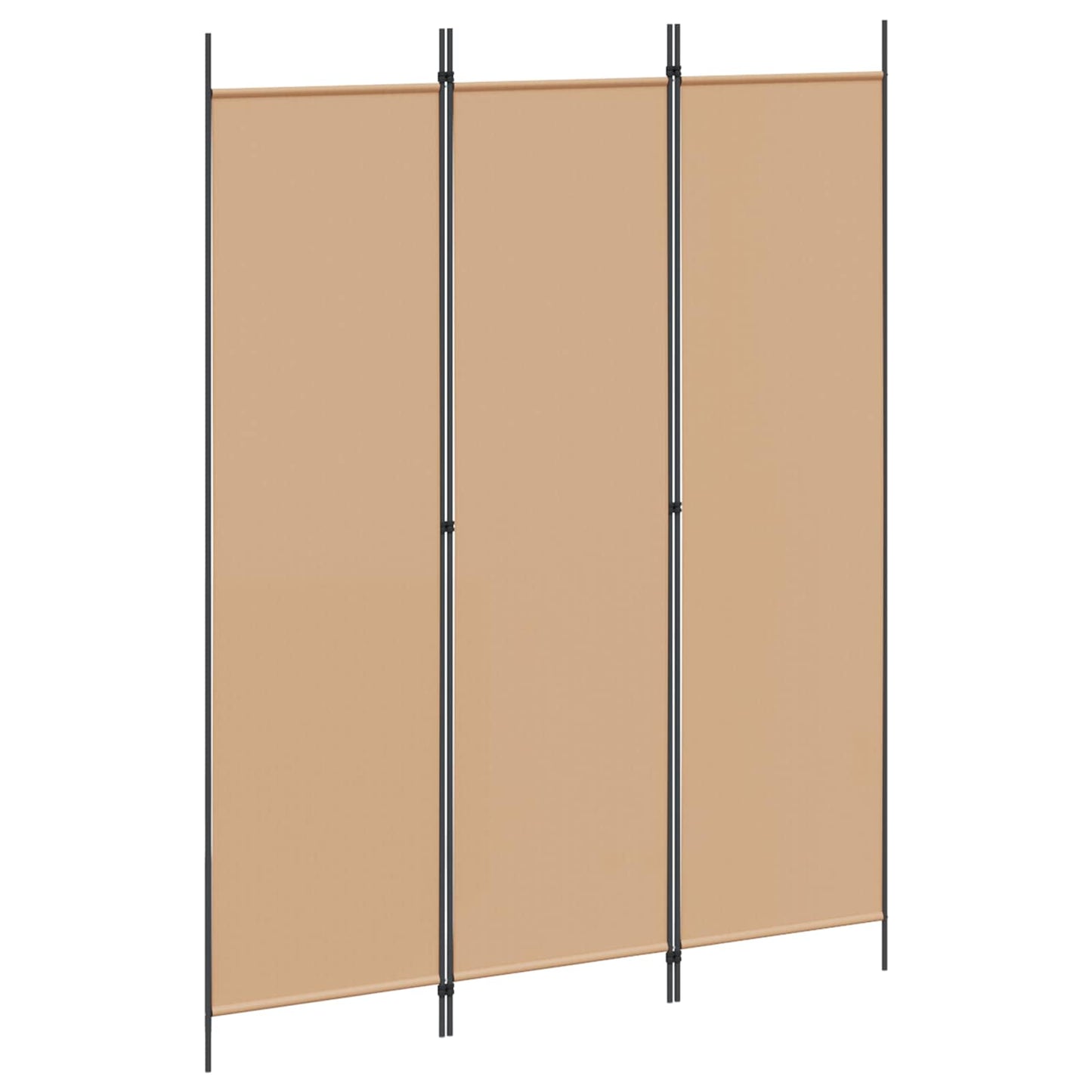 3-panelis kambario skirstytuvas Smėlio 150 x 200 cm Audinys