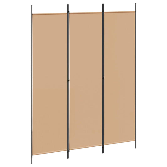 3-panelis kambario skirstytuvas Smėlio 150 x 200 cm Audinys