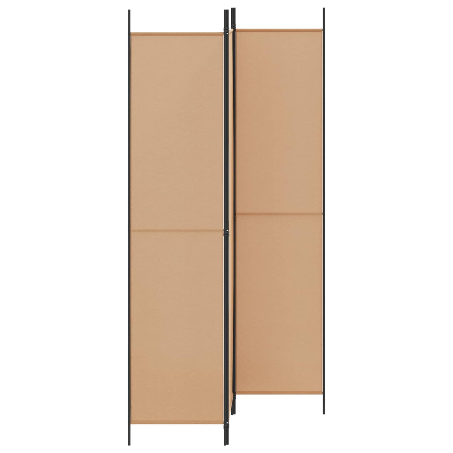 3-panelis kambario skirstytuvas Smėlio 150 x 220 cm Audinys