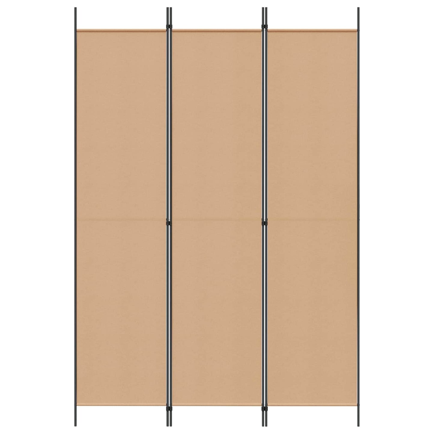 3-panelis kambario skirstytuvas Smėlio 150 x 220 cm Audinys