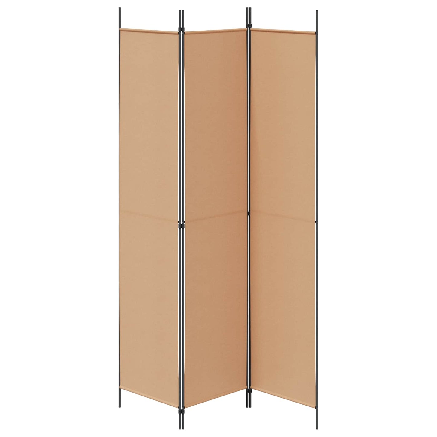 3-panelis kambario skirstytuvas Smėlio 150 x 220 cm Audinys