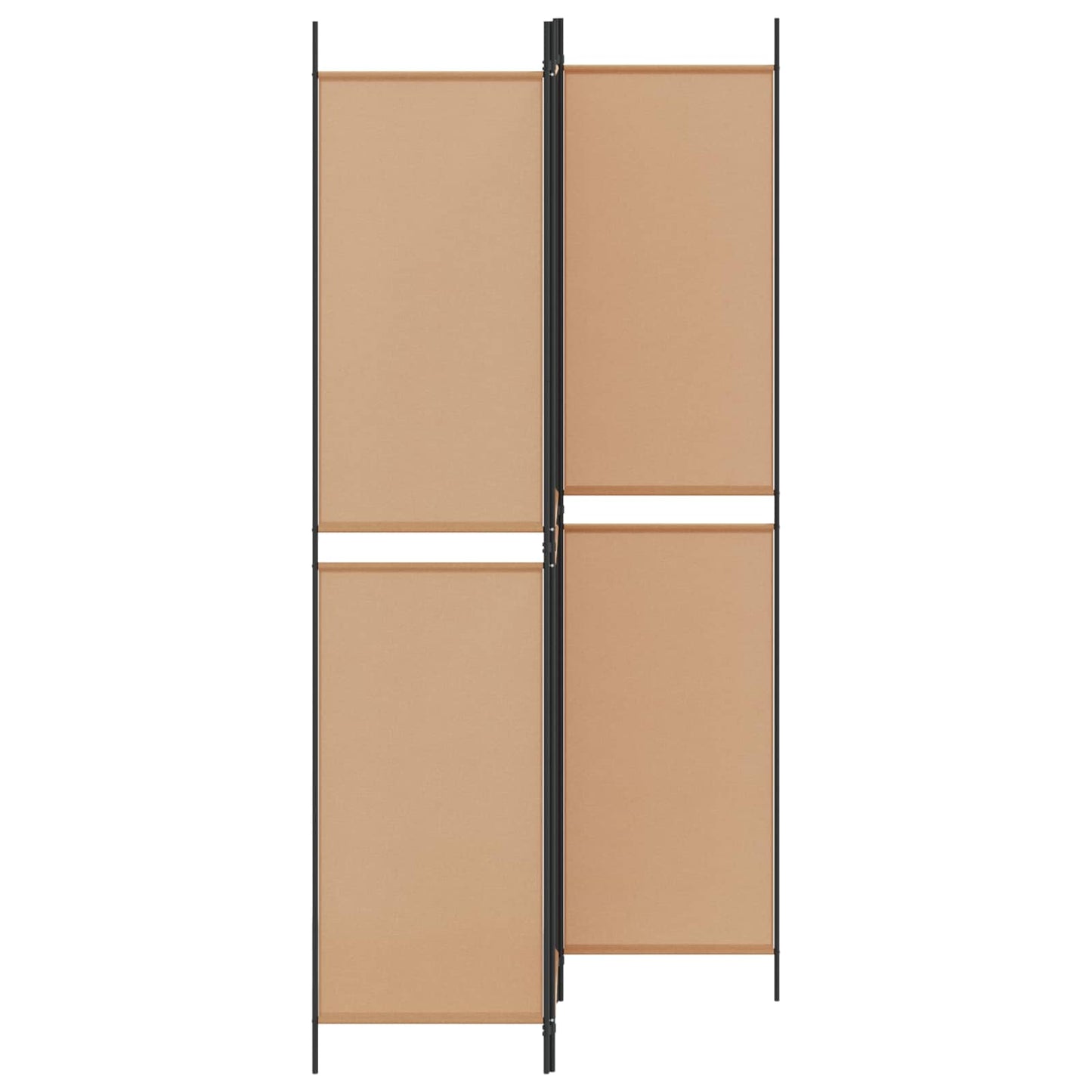 3-jų panelių kambario skaidytuvas Smėlio 150 x 220 cm Audinys