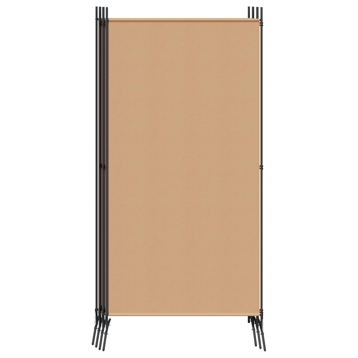 6-skydelio kambario pertvara Smėlio 520 x 180 cm Audinys