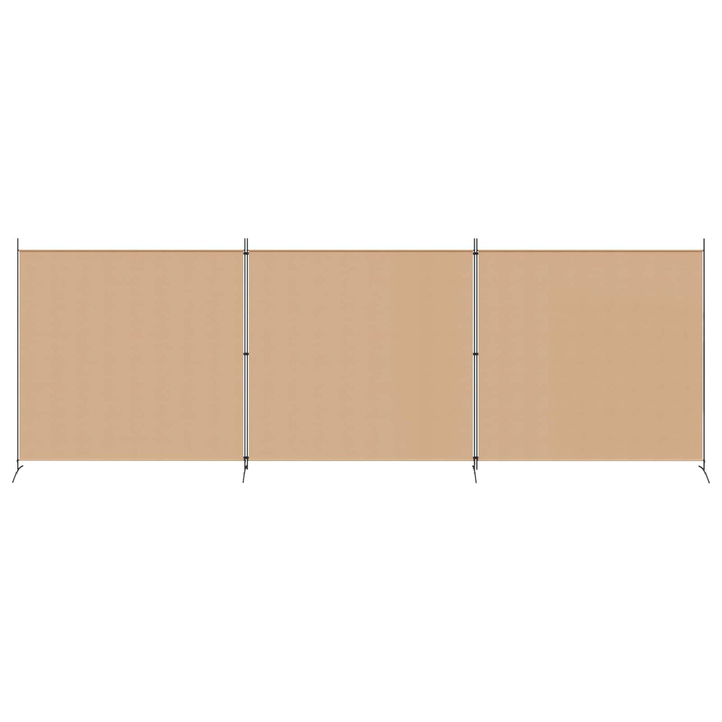 4-skydelis kambario skirstytuvas Smėlio 525 x 180 cm Audinys