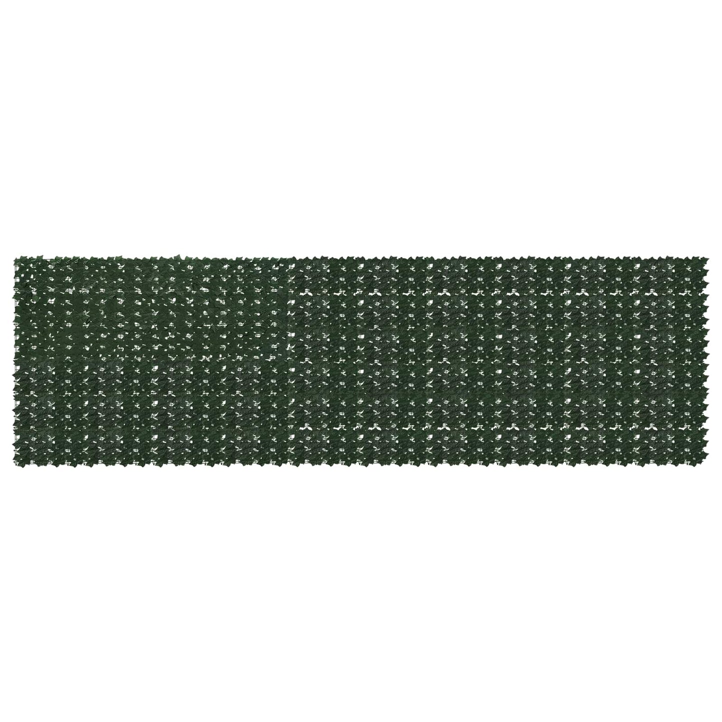 Balkono ekranas su lapais Tamsiai žalia 500 x 150 cm