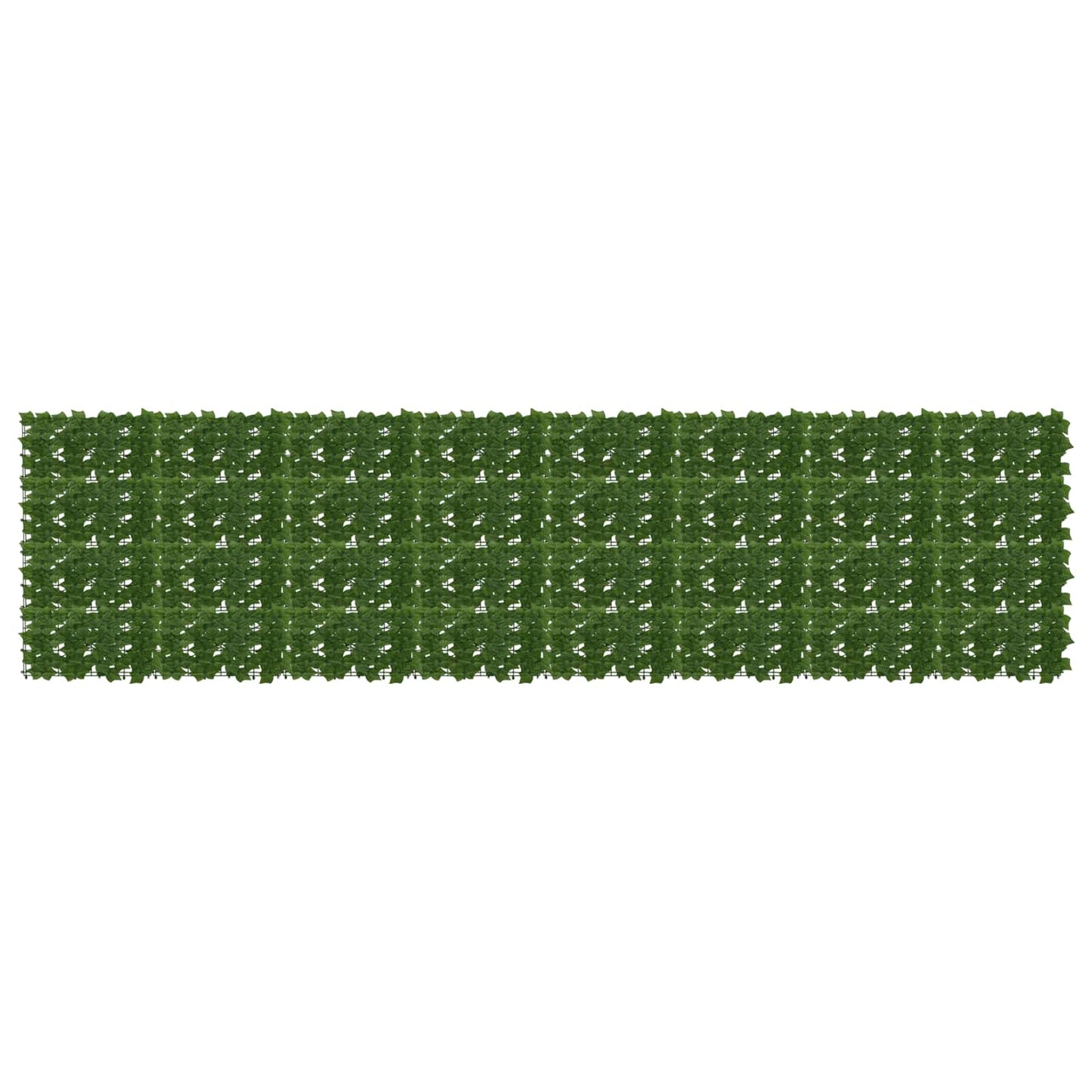 Balkono ekranas su lapais Žalia 400 x 100 cm
