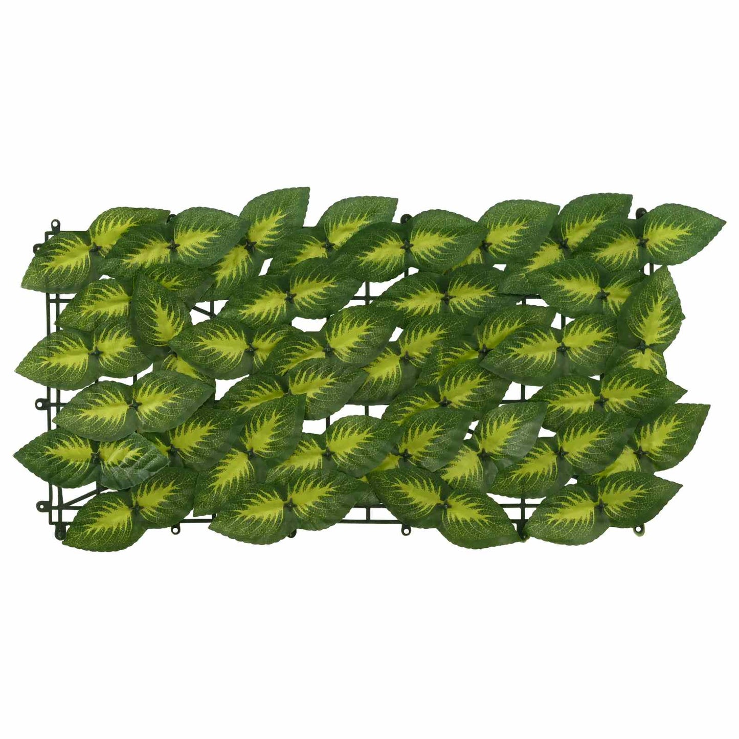 Balkono ekranas su lapais Žalia ir geltona 400 x 75 cm