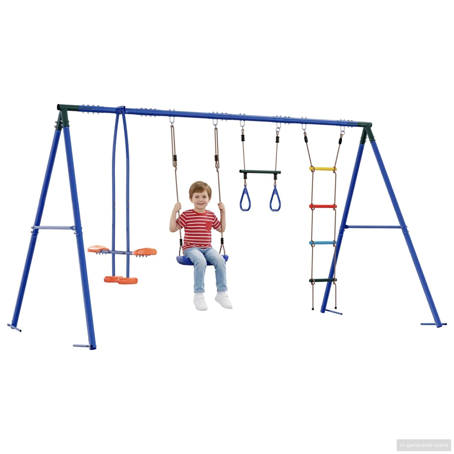 Lauko supirčių komplektas Įvairiaspalvis 330 x 185 x 185 cm
