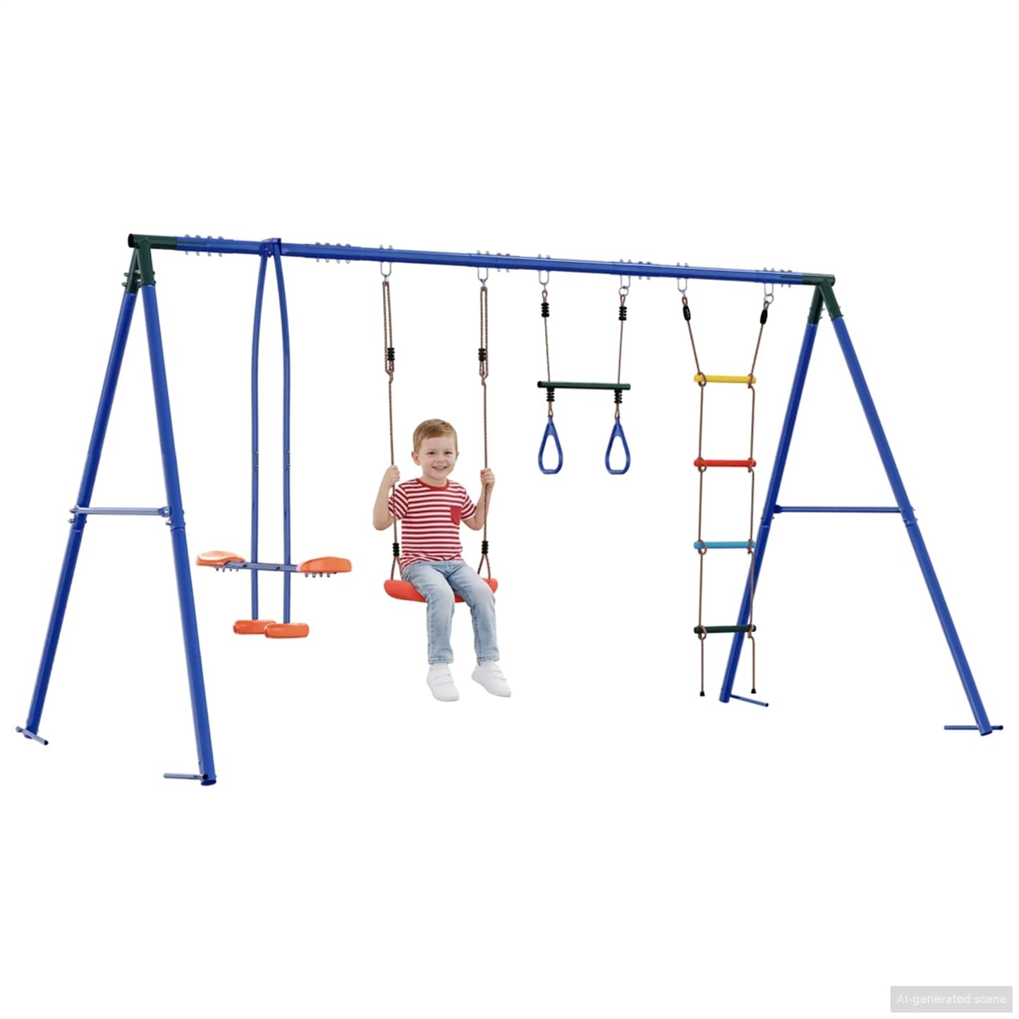 Lauko supirčių komplektas Įvairiaspalvis 330 x 185 x 185 cm