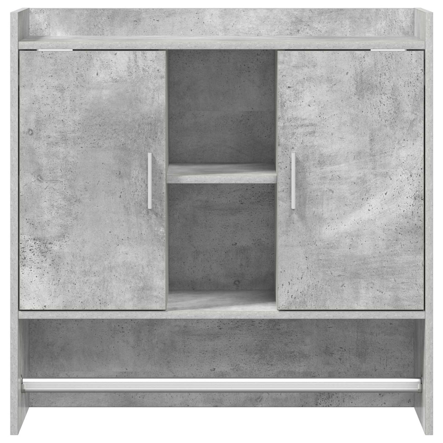 Sieninė lentyna Sieninis Betono pilka 80 x 36 x 80 cm