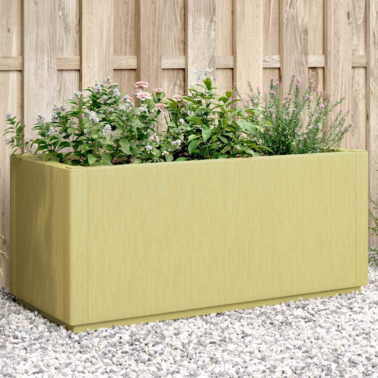 Sodo gėlių dėžutė Žalia 80 x 36 x 35 cm PP