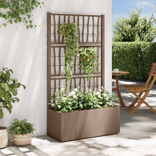Sodas vazonas su trellis Ruda 80 x 36 x 140 cm PP