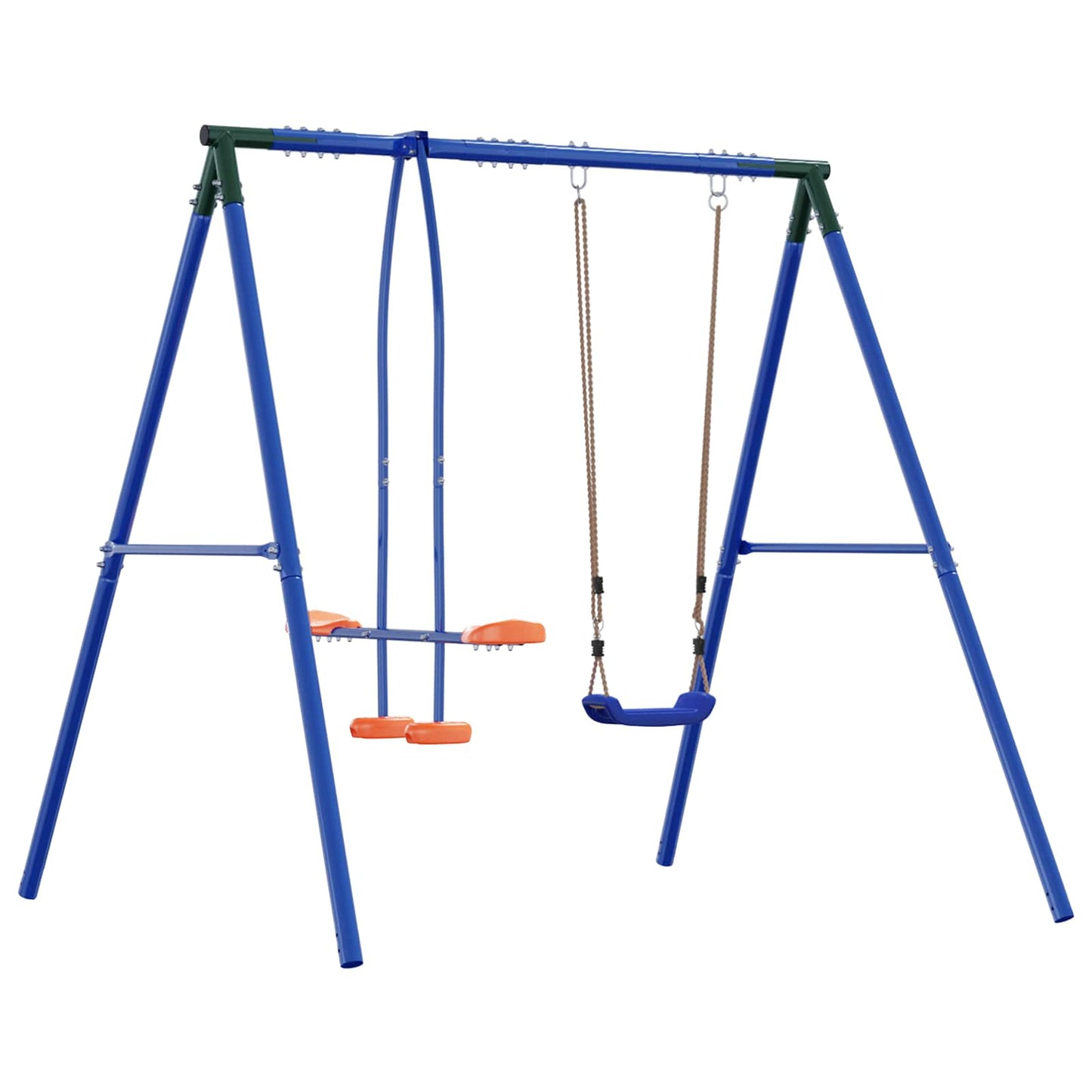 Lauko sūpynių rėmas su glideriu, skirtas iki 3 vaikų