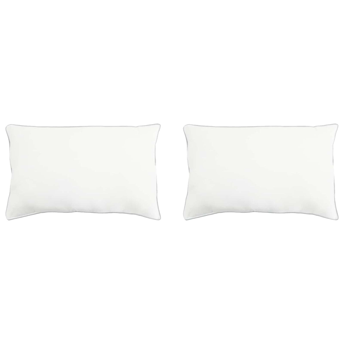 Pagalvė 2 pcs Balta 30 x 50 cm Bambuko pluoštas