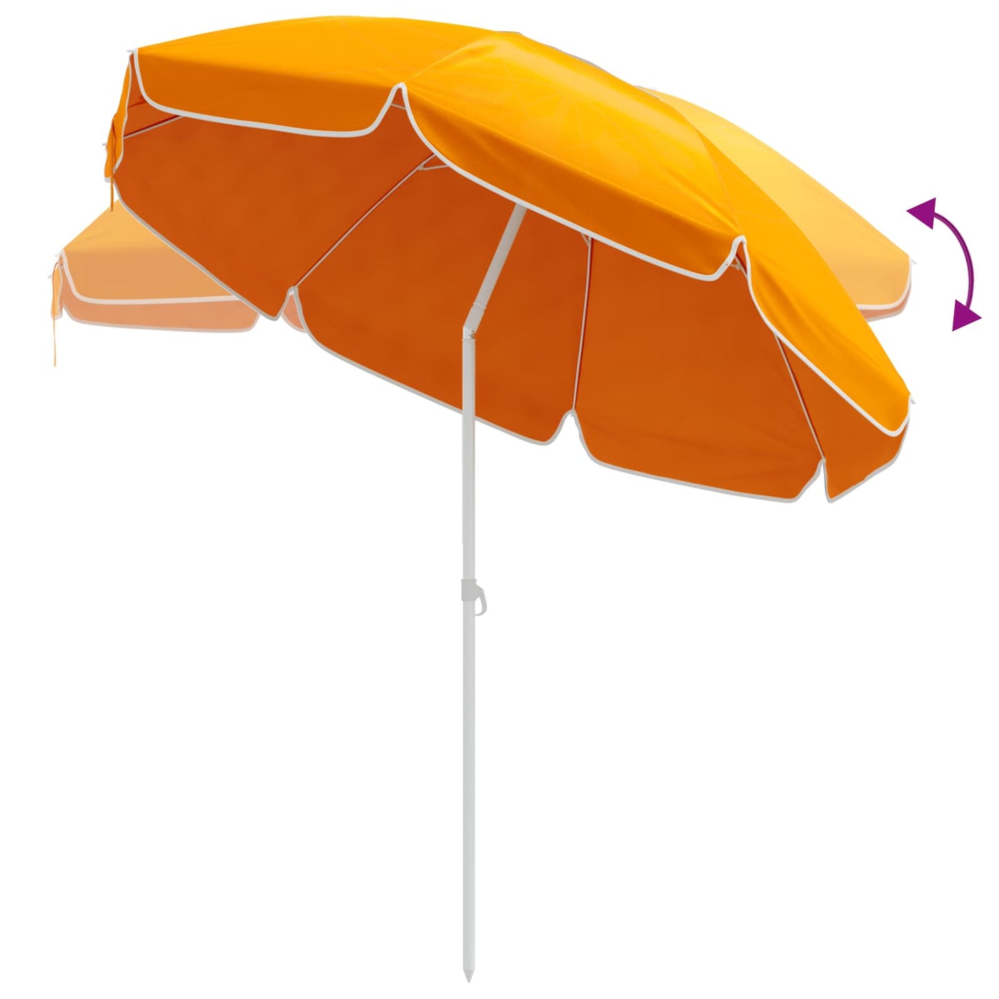 Sodo skėtis 207 cm 170T poliesteris Oranžinė