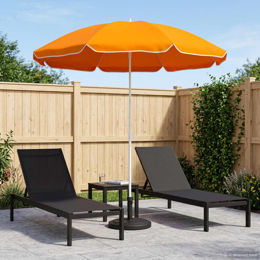 Sodo skėtis 160 cm 170T poliesteris Oranžinė