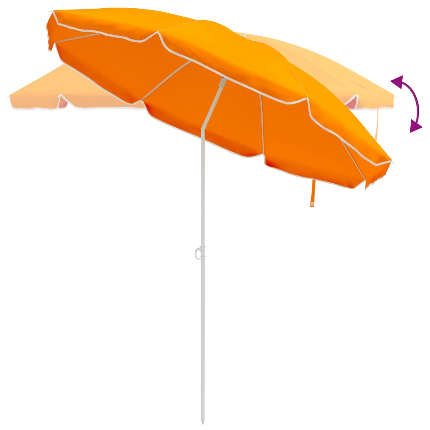 Sodo skėtis 160 cm 170T poliesteris Oranžinė