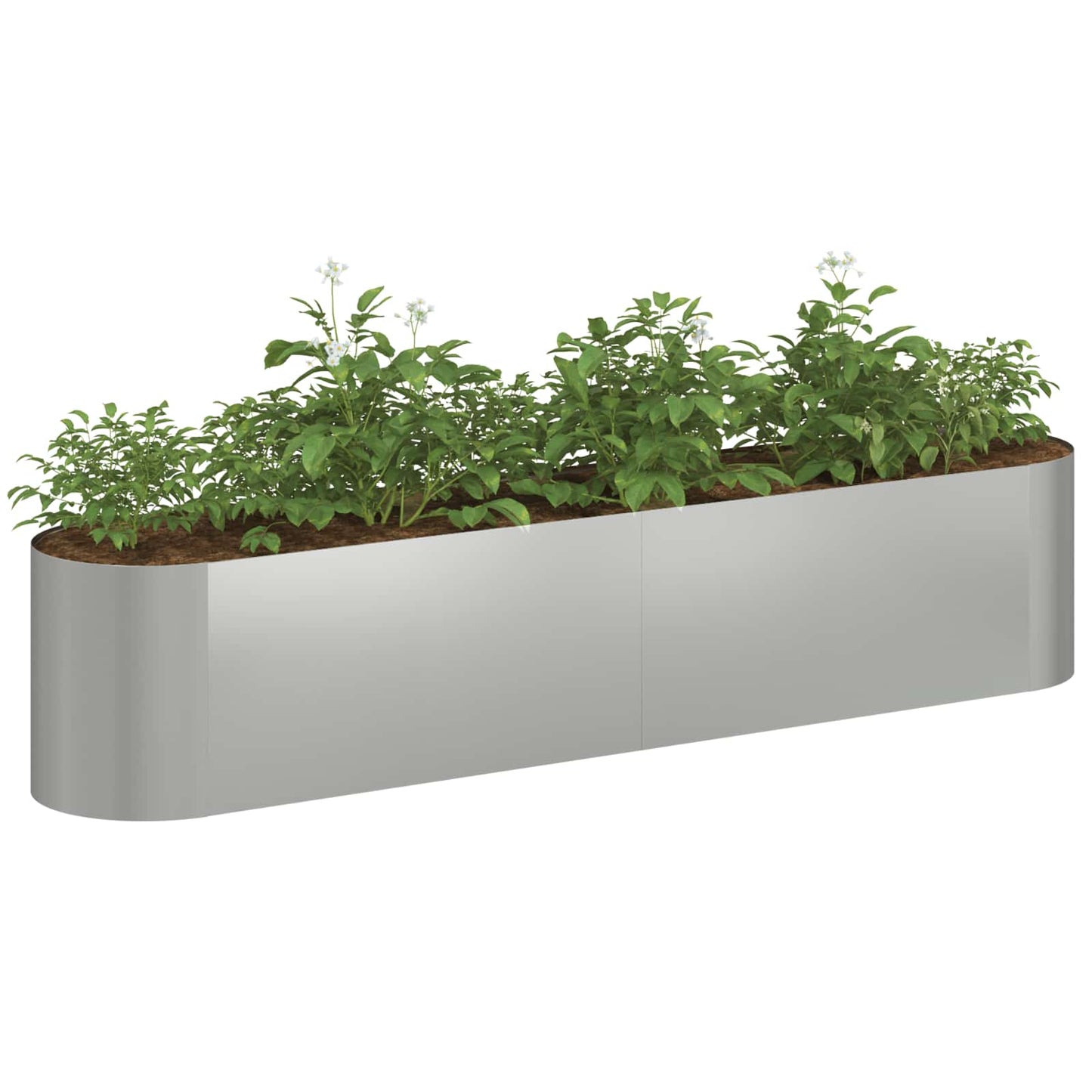 Pakelta sodo lova Galvanizuotas plienas 200 x 40 x 40 cm