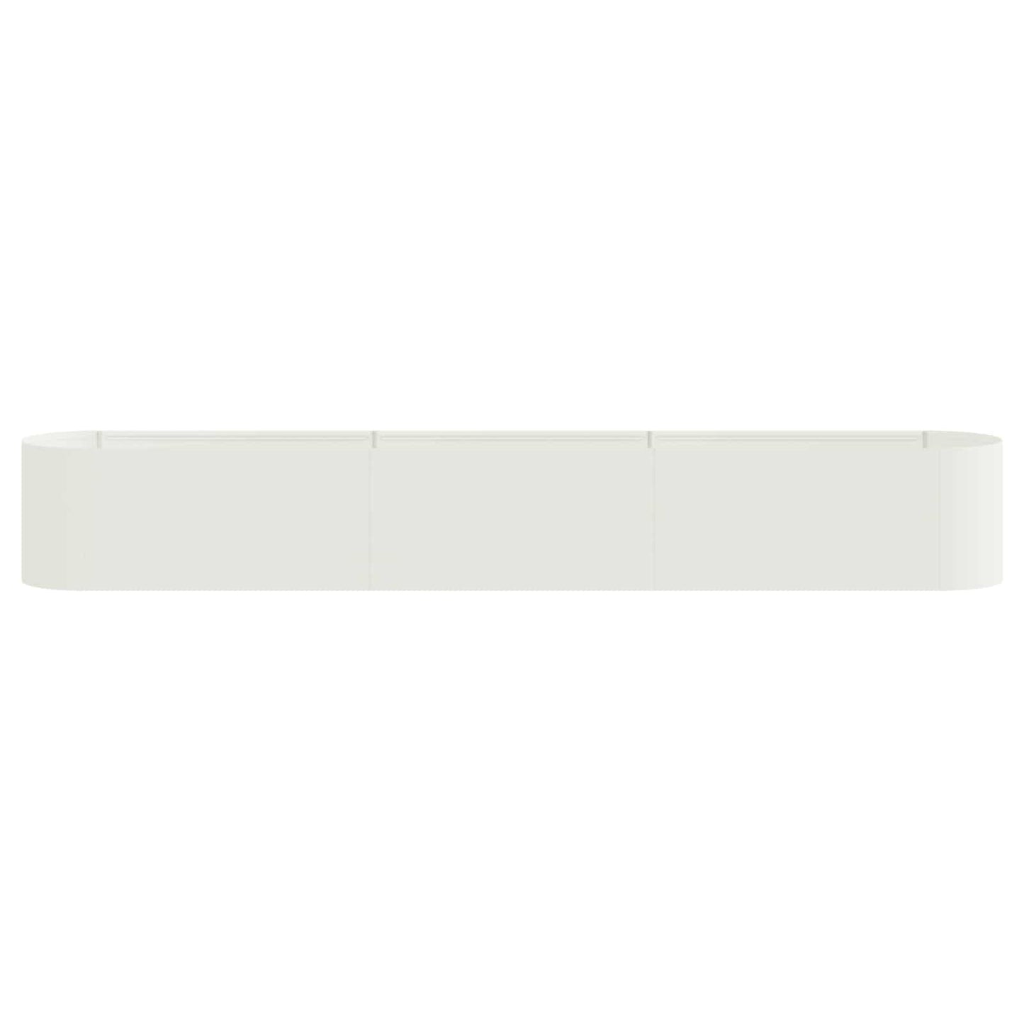 Pakelta sodo lova Balta 280 x 40 x 40 cm