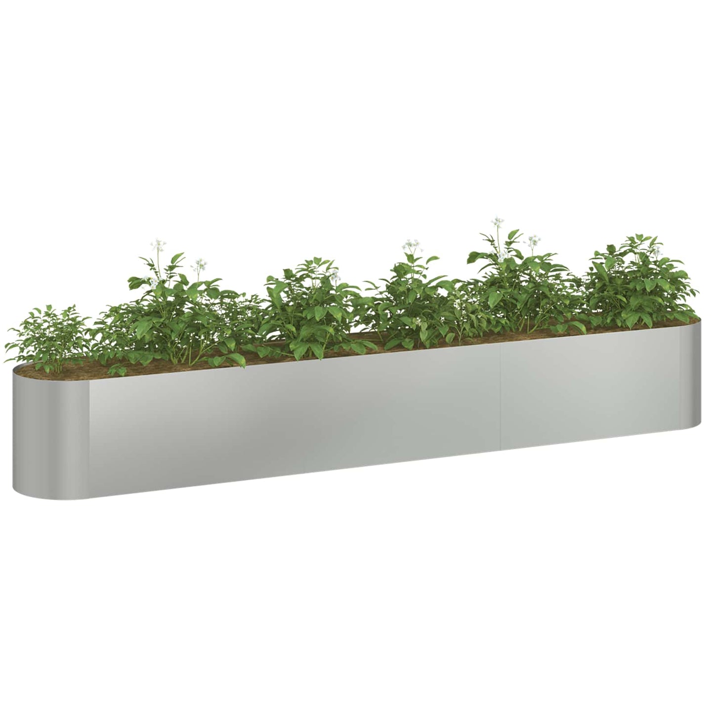 Pakelta sodo lova Galvanizuotas plienas 280 x 40 x 40 cm