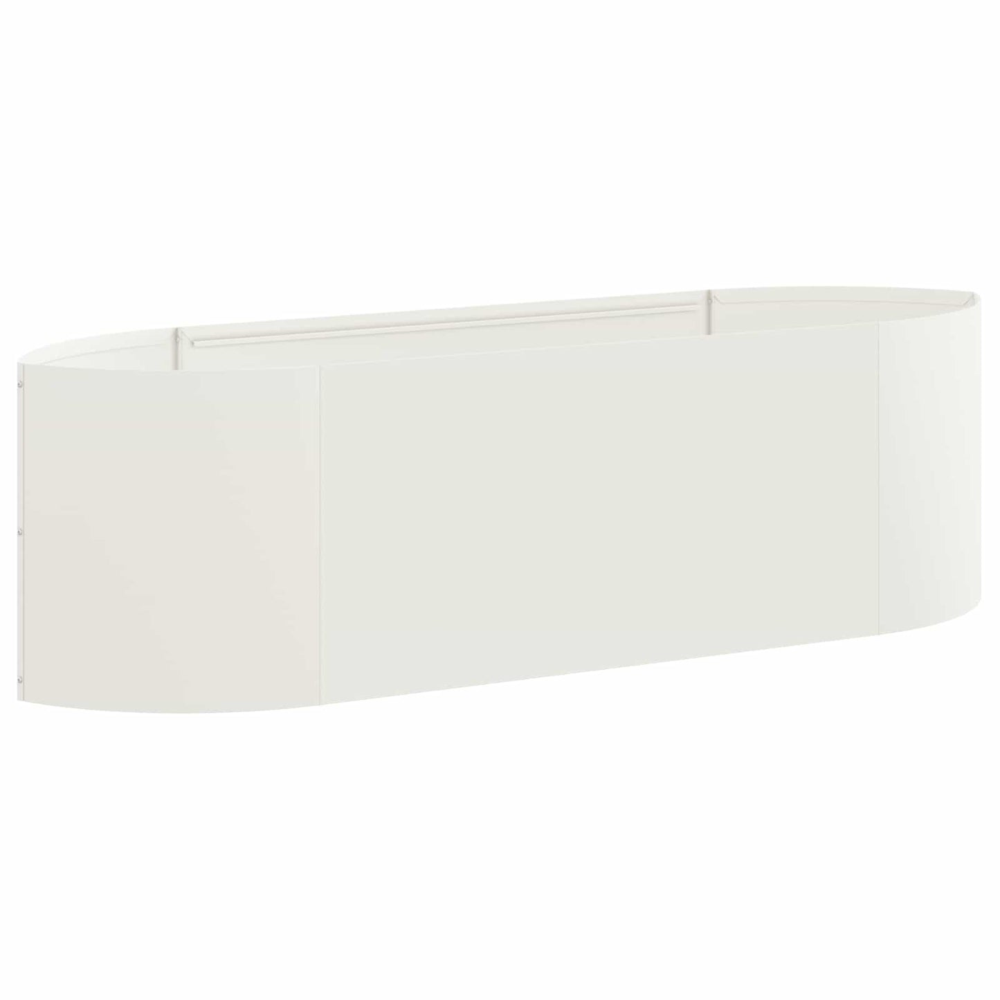 Pakelta sodo lova Balta 140 x 40 x 40 cm Plienas